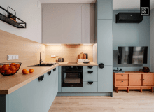 Nowoczesne małe mieszkanie w kolorach