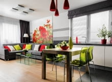 Tutaj postawiono na podwójne rozwiązanie: żaluzje i rolety rzymskie Tutaj postawiono na podwójne rozwiązanie: żaluzje i rolety rzymskie