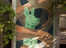 Mural Mots w Tiranie. Mural Mots w Tiranie.