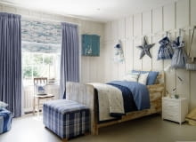 Przykładowe morskie wnętrze morskie wnętrze, wystrój, marynarski styl