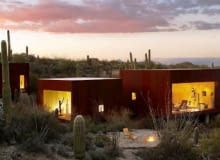 Casa Jax - dom dla współczesnych nomadów na pustyni w Arizonie autorstwa Ricka Joya willa, architektura, minimalizm, beton, usa, budynek, dom jednorodzinny