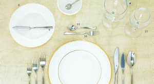 nakrycie stołu, nakrywanie do stołu, stół wielkanocny, zastawa, sztućce