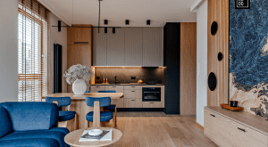 Stylowe małe mieszkanie z elementami Orientu