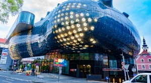 Kunsthaus Graz - Dom Sztuki w Graz.