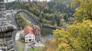 Zapora w Pilchowicach - największa kamienna zapora w Polsce