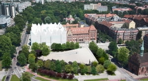 Projektowane zazielenienie Centrum Dialogu Przełomy