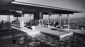 Fotografia Juliusa Shulmana Koenig's Case Study House No. 22 w Los Angeles
