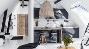 Jasne mieszkanie na strychu