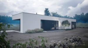 Nowoczesne domy z płaskim dachem HomeKONCEPT