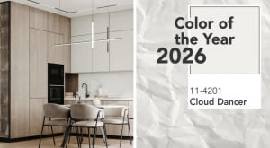 Kolor Roku 2026 wg Pantone - aranżacje wnętrz