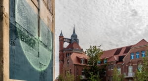 Mural Aura w inwestycji Sudea we Wrocławiu
