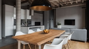 Mieszkanie w odcieniach szarości