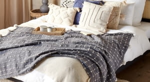 Koc YASAM Bawełna 125 x 150 cm Piaskowy