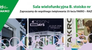 Jubileuszowa 10. edycja 4 Design Days z udziałem FAKRO