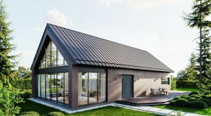 Nowoczesny dach z blachy