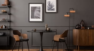 Czarne ściany - pomysły na aranżację