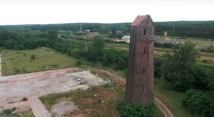 Jankowa Żagańska - wieża ciśnień z 1923 roku. Proj. Otto Bartning