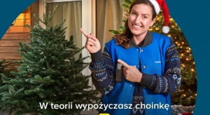 Świąteczna wypożyczalnia choinek w sklepach Castorama