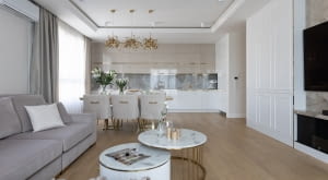 Apartament na warszawskiej Ochocie w interpretacji modern classic