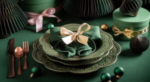 Porcelana ze świątecznym motywem