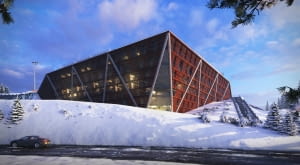 Wielofunkcyjny Stadion Biathlonowy na Kubalonce. Proj. Pracownia Reżyserii Architektury Archigeum sp.z o.o