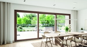 Drzwi podnoszono-przesuwne do domów  nowych i modernizowanych