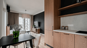 Nowoczesne mieszkanie pełne mocnych akcentów