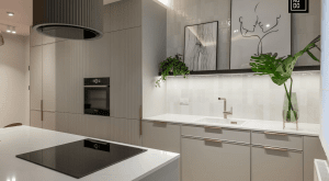 Mieszkanie w Warszawie - elegancja w barwach ziemi