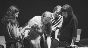 Próba do spektaklu NONFICTION w Narodowym Starym Teatrze