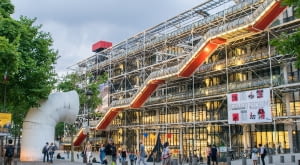 Centrum Pompidou w Paryżu. Proj. Renzo Piano i Richarda Rogersa