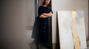 Czas zapisany w tkaninie: malarstwo Magdaleny Lenartowicz