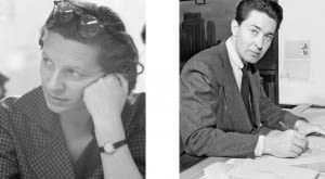 Z lewej: Stanisława Sandecka-Nowicka; Z prawej: Maciej Nowicki