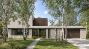 Dom w Lesznie. Proj. SAAN Architects