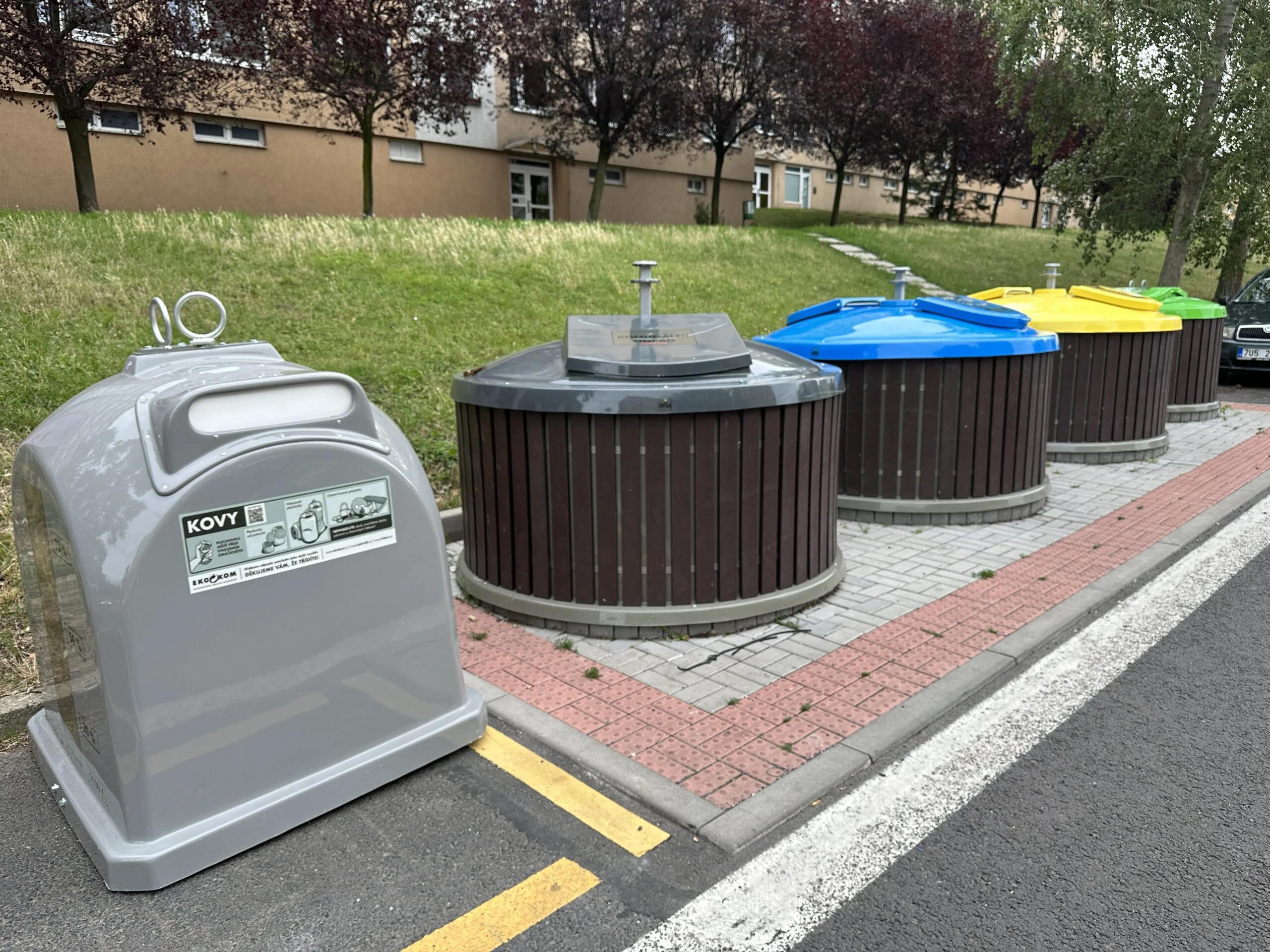 Rozšíření počtu kontejnerů na kovy