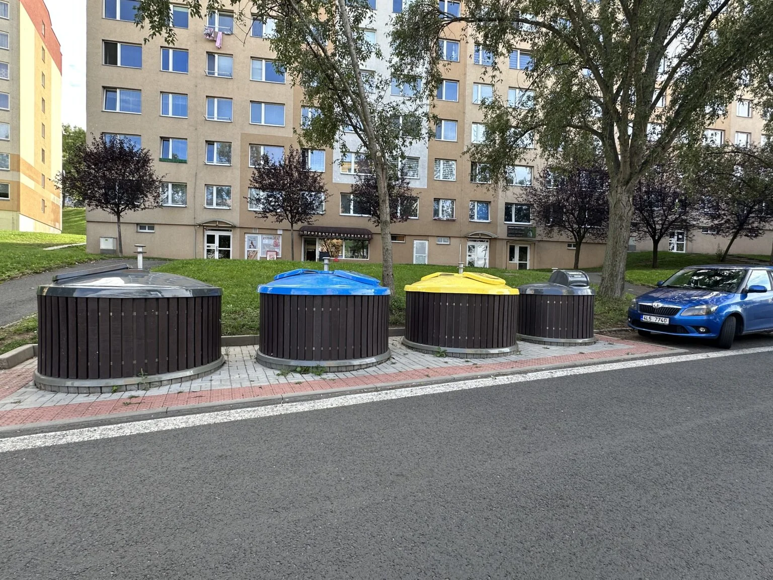 Rozšíření počtu polopodzemních kontejnerů v Mostě