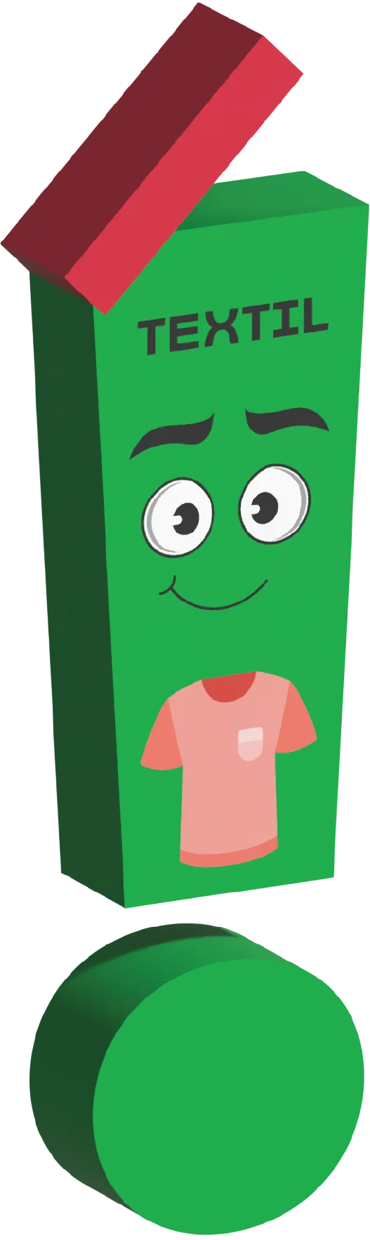 Použitý textil NEPATŘÍ na lavičku, ale do zeleného kontejneru na textil!