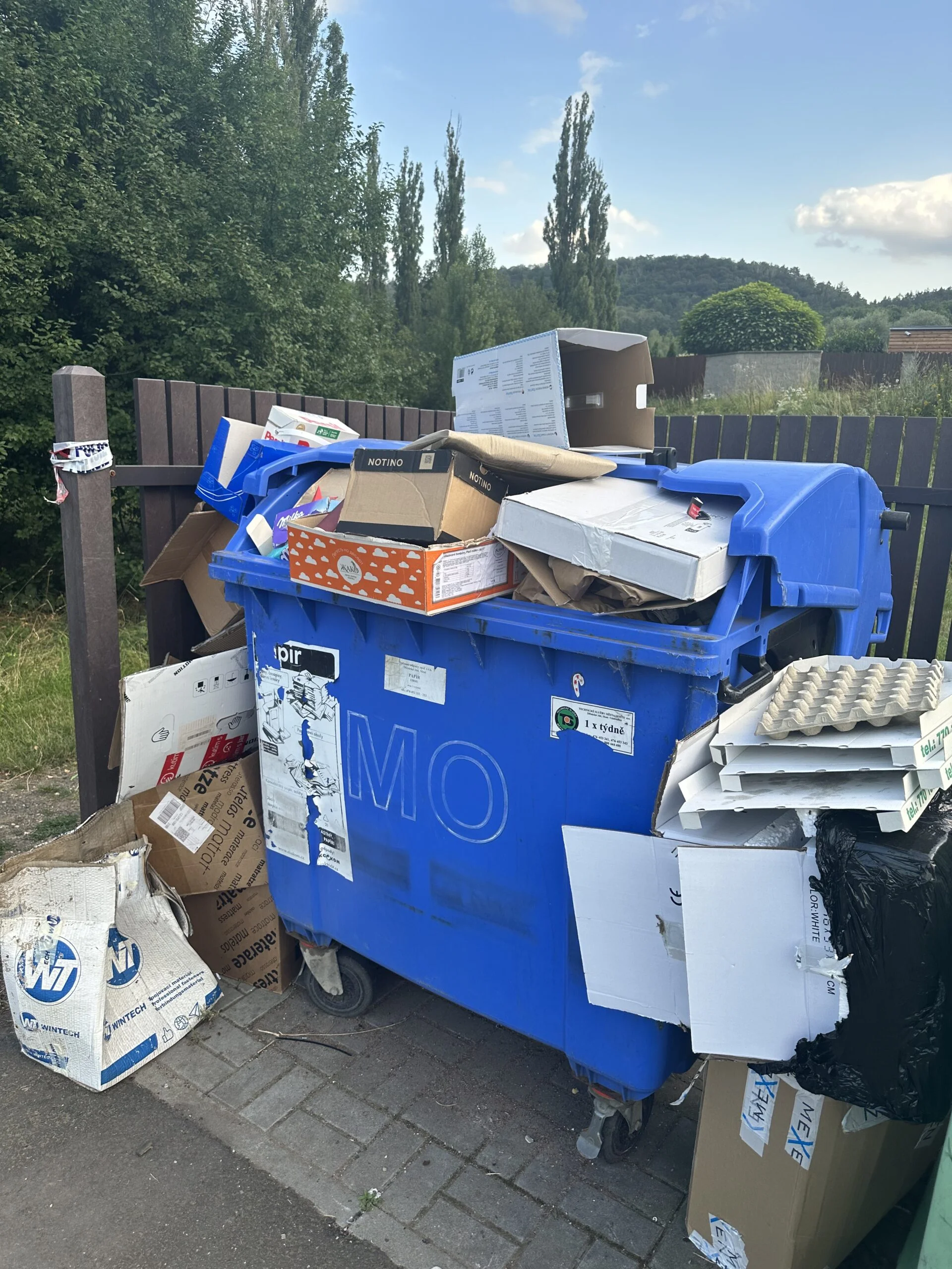 Multikomoditní sběr v Mostě