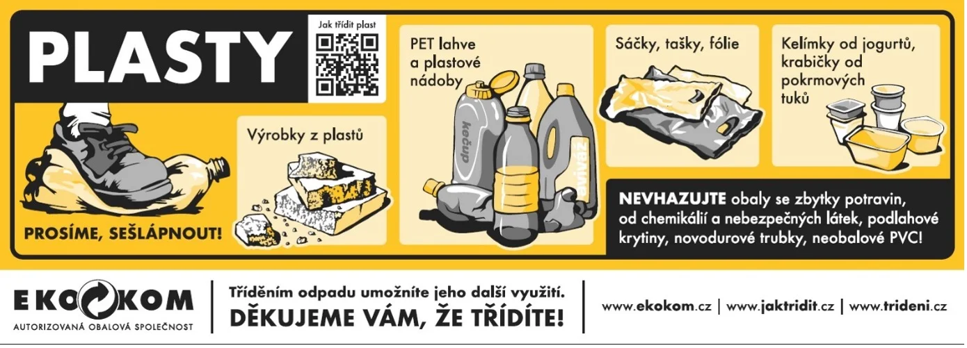 ODPADOVÝ SERIÁL „MÉNĚ ČASTÉ DRUHY ODPADŮ A KAM PATŘÍ“ – část 1:PLASTY