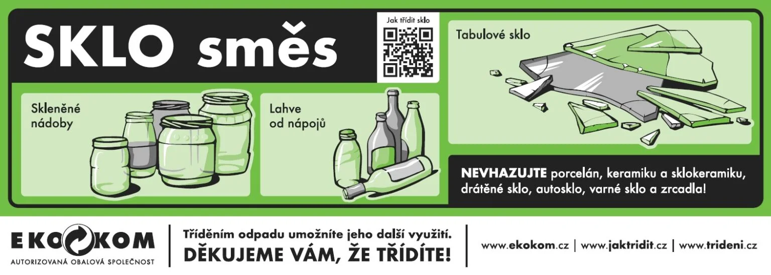 ODPADOVÝ SERIÁL „MÉNĚ ČASTÉ DRUHY ODPADŮ A KAM PATŘÍ“ – část 3: SKLO