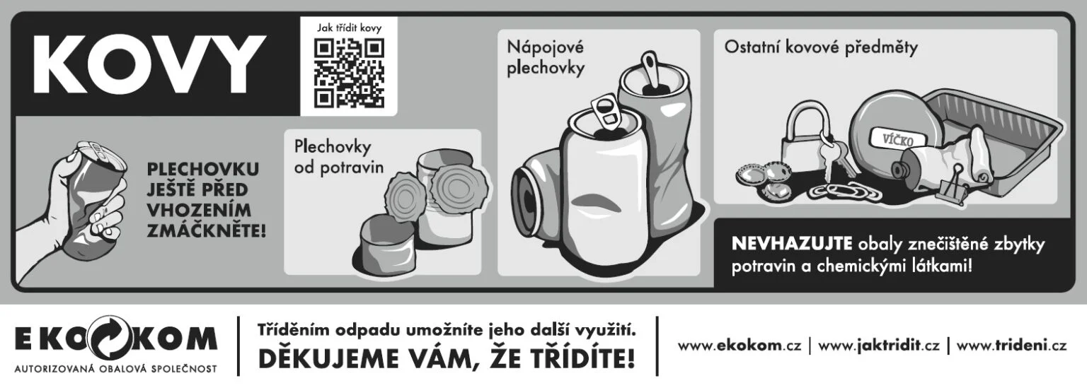 Třídění hliníkových plechovek od nápojů a konzerv