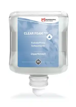 Clear Foam PURE Bezzapachowa pianka do mycia rąk z dodatkiem substancji nawilżających, 1L