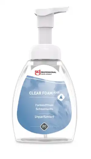 Clear Foam PURE Bezzapachowa pianka do mycia rąk z dodatkiem substancji nawilżających, 250ml