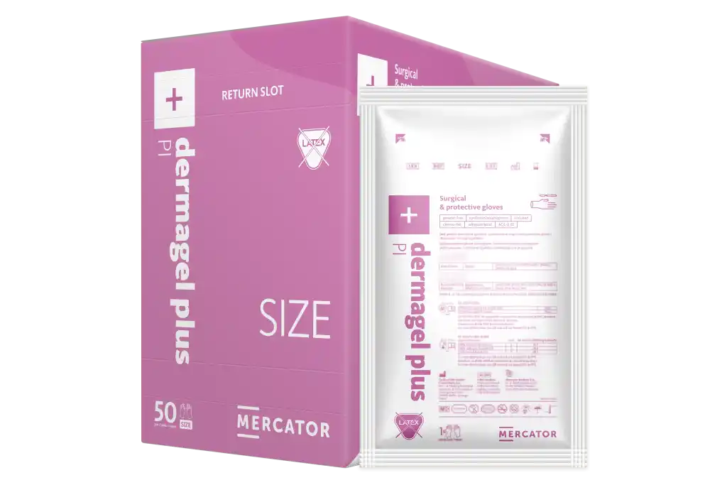 Mercator Dermagel plus PI, balenie 50 párov (RC500660)