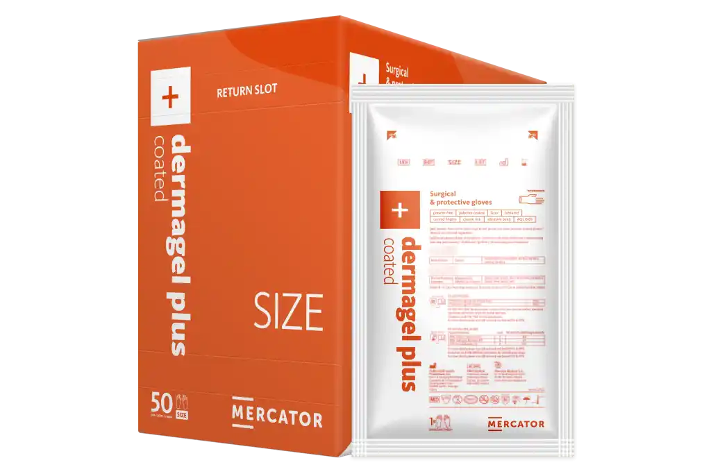 Mercator Dermagel plus povrstvené, balenie 50 párov (RC100610)