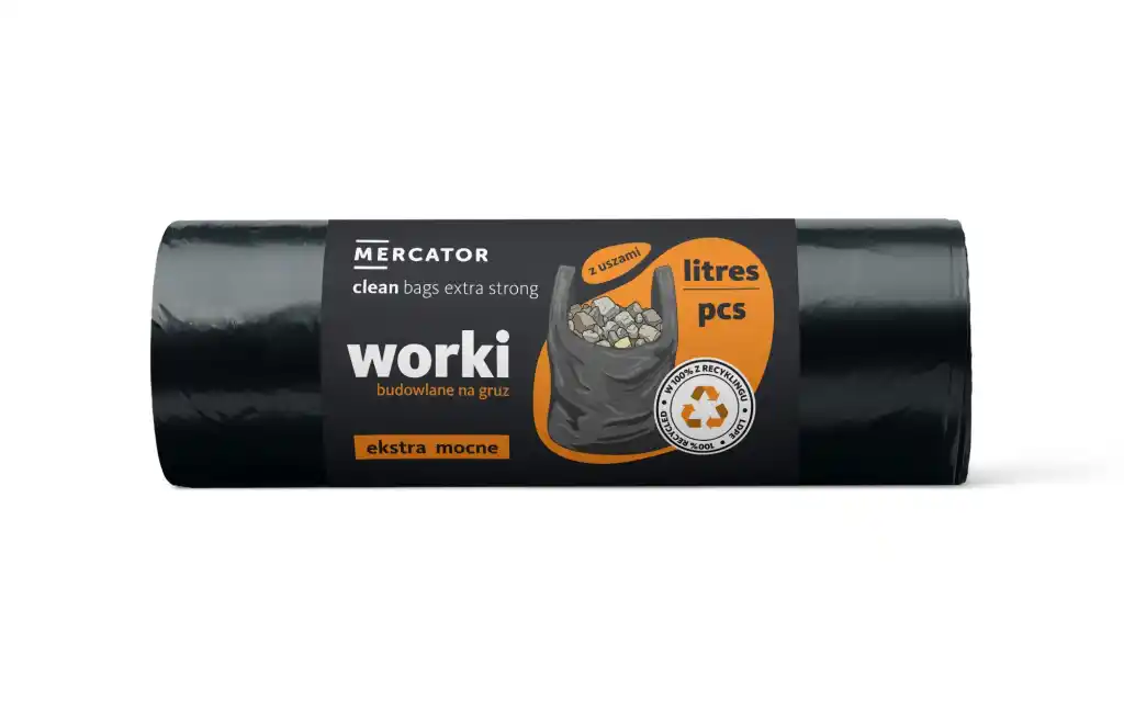 Clean bags extra strong 60l čierne 10 ks (GB23010105)
