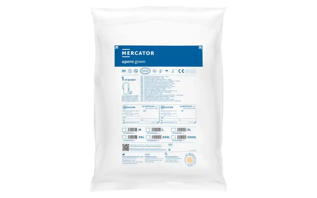 OPERO chirurgický plášť SPUNLACE sterilný M-XXXXL (W2101111)