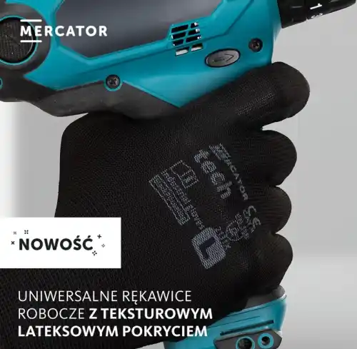 NOWOŚĆ! Rękawice robocze MERCATOR tech 🔧