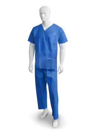 OPERO scrub suit SMS, blue