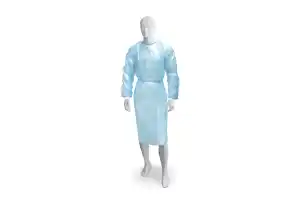 Fartuch medyczny izolacyjny (mankiet) niebieski 10 szt