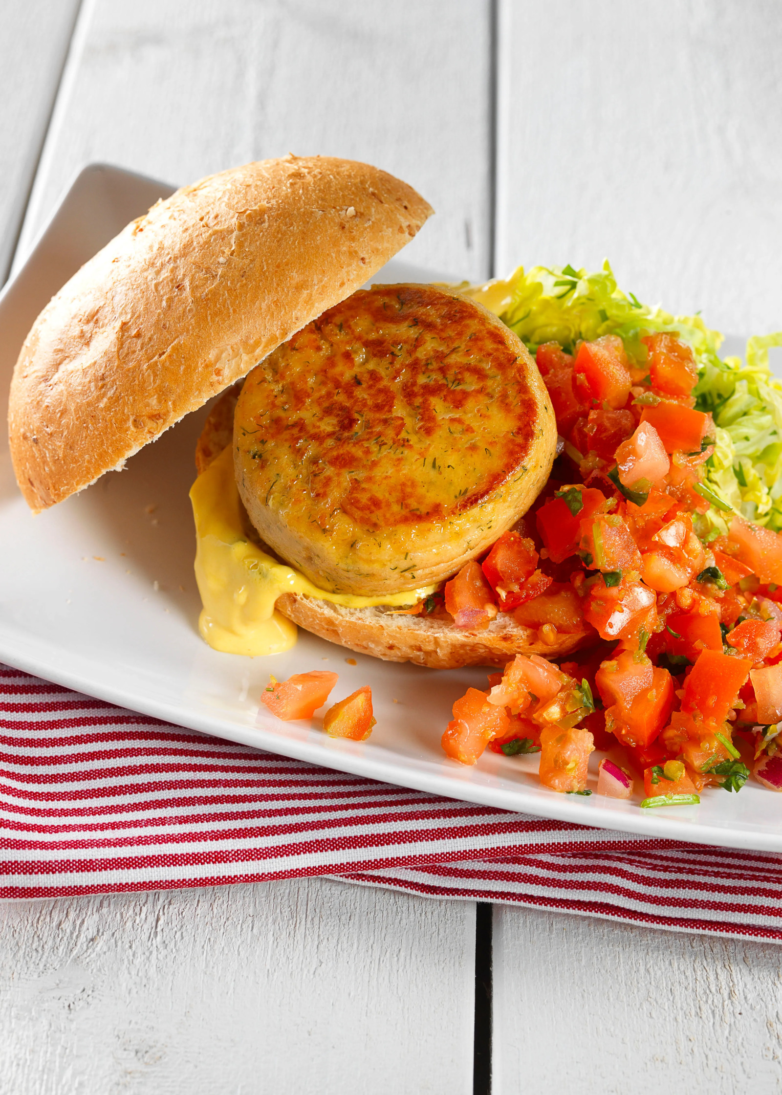 Apetit Salmon burger